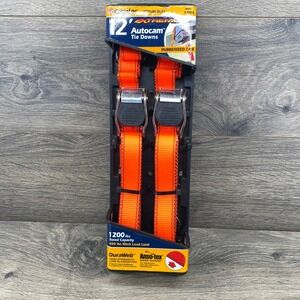 CargoLoc‎ 12ft Extreme Autocam Tie Downs Medium Duty Rubberized Cam 2 Pack
